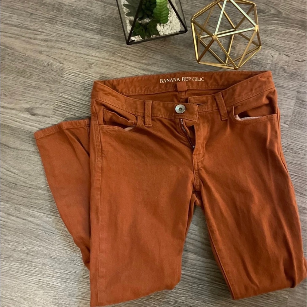 Orange jeans